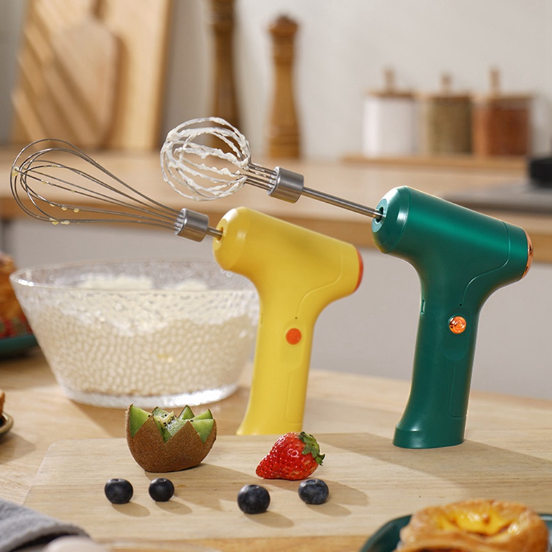 Máy Đánh Trứng / Kem Tự Động Không Dây Mini Màu Xanh Lá Cây