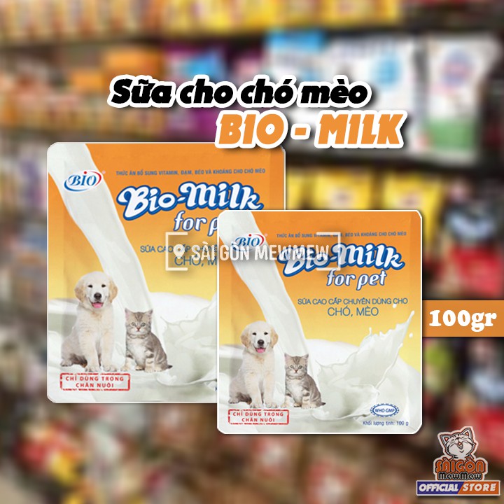 [CHÍNH HÃNG] Sữa cao cấp bio milk cho chó mèo