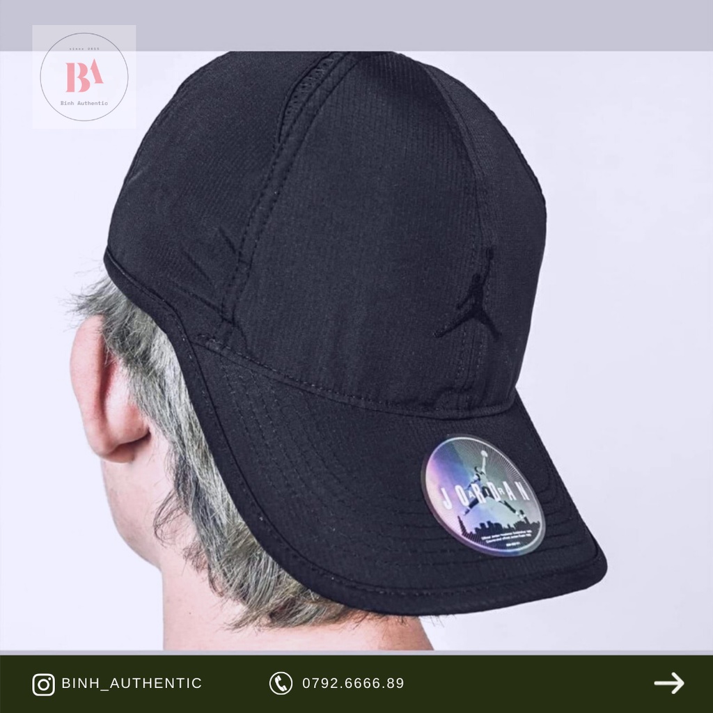 CHÍNH HÃNG Nón Jordan Fthrlt Đen