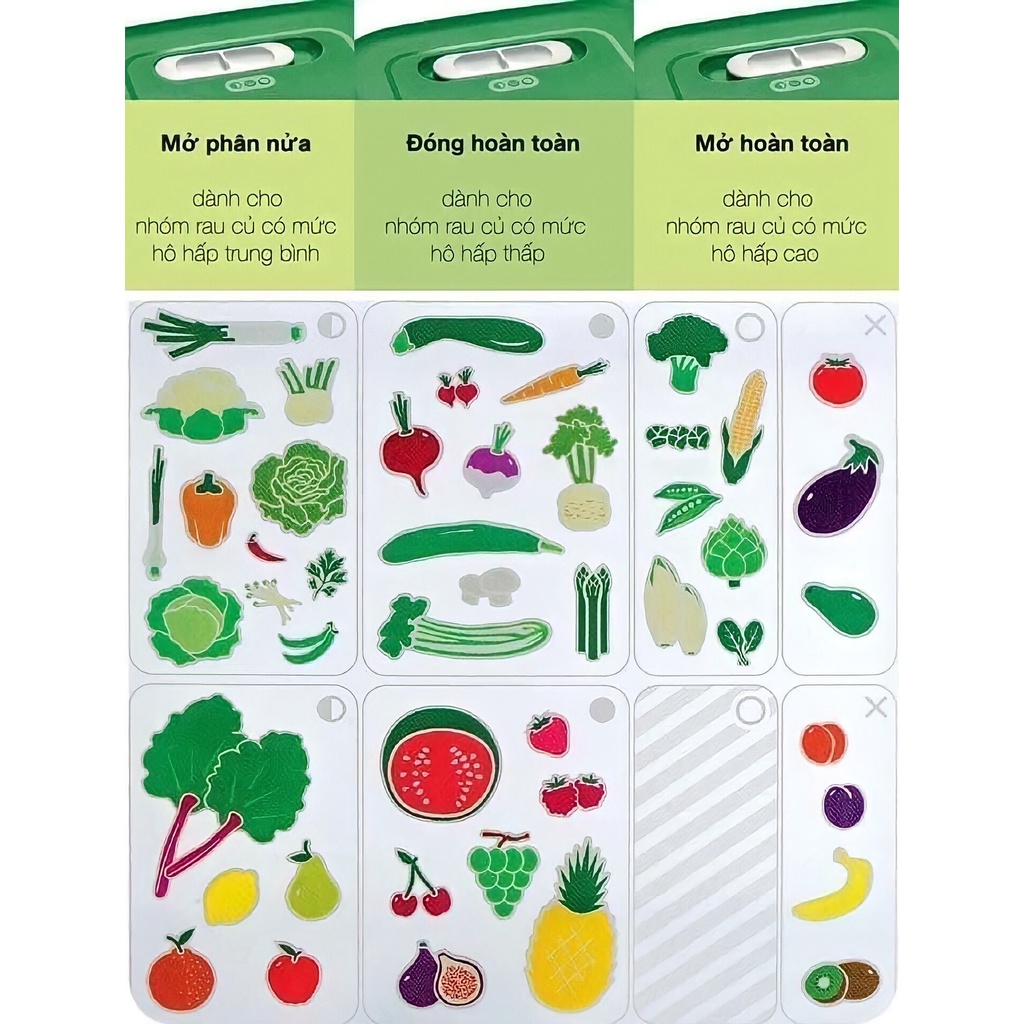 Bộ hộp Ventsmart nữ hoàng trữ mát có nút hô hấp cao cấp set 4  Tupperware