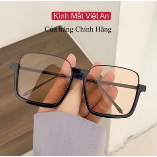 Kính mát nâu cực xinh thời trang phong cách Hàn Quốc, chống tia UV400, chống xước