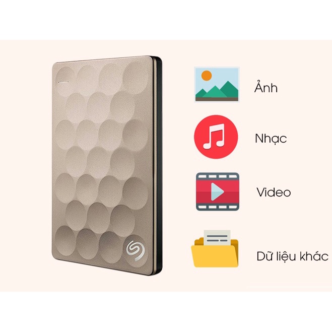 Ổ Cứng Di Động 1TB Seagate Backup Plus Slim USB3.0 5Mbps Chính Hãng