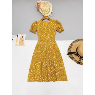 Váy xoè cổ tim tay chun Zym’s House - LT06