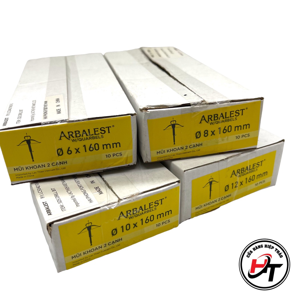 Mũi khoan bê tông tường 2 cạnh tốt dài ngắn ARBALEST MKBT-ABL