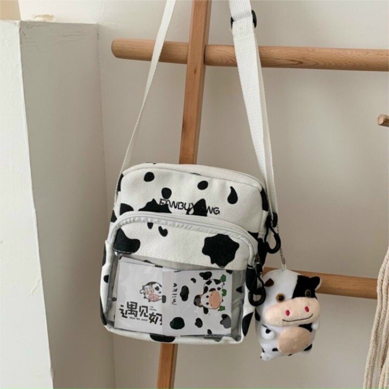 [Mã FAMAYWA2 giảm 10K đơn 50K] Túi đeo chéo BÒ SỮA siêu hot