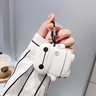 Vỏ bảo vệ hộp sạc tai nghe AirPods 1 2 bằng Silicon chống rơi hình Baymax Big Hero dễ thương
