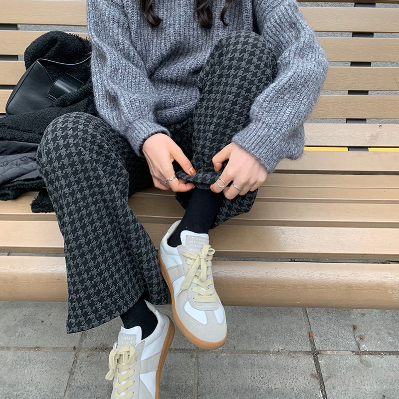 Quần Dài Ống Rộng Họa Tiết Caro Thời Trang Cá Tính Cho Nữ | BigBuy360 - bigbuy360.vn