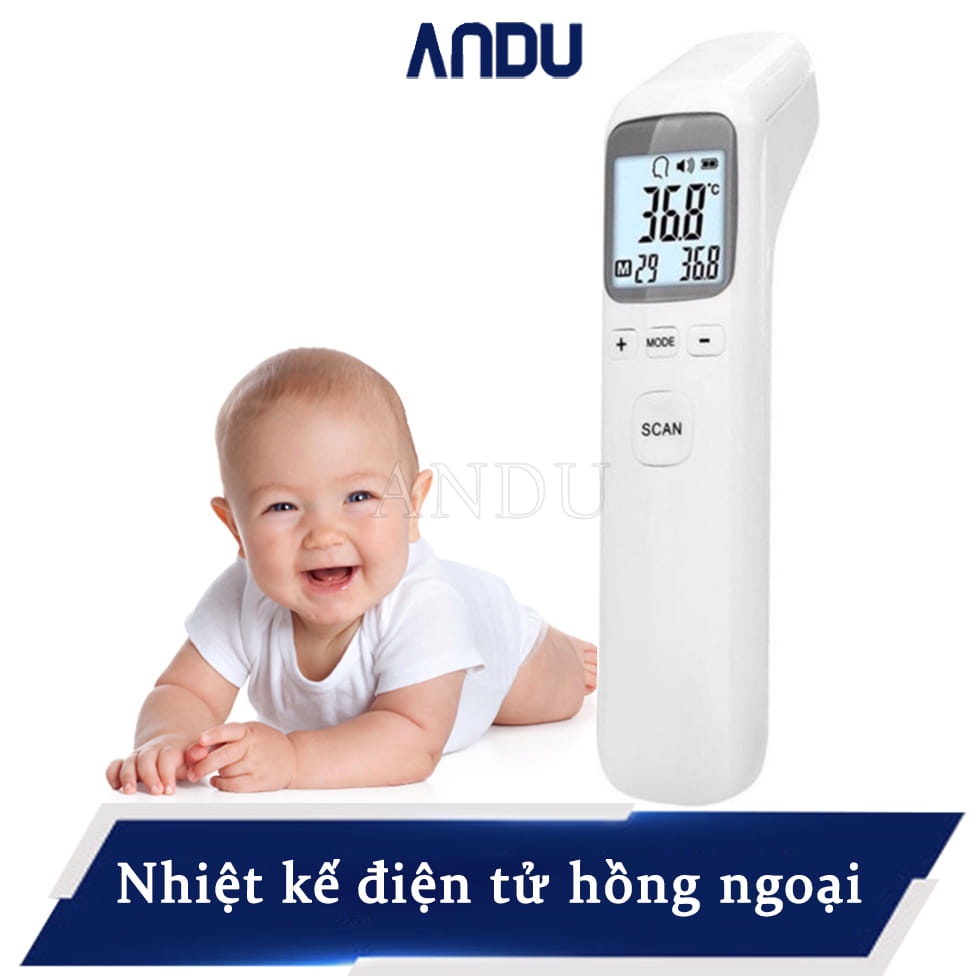 Nhiệt Kế Điện Tử Hồng Ngoại Cảm Ứng, Máy Đo Nhiệt Độ CKT-1502, CK-T1803