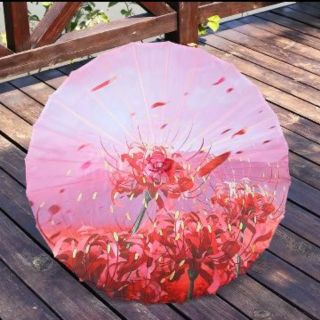 Ô dù cổ trang hoa bỉ ngạn