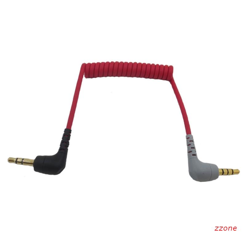 Cáp chuyển đổi đầu micro không dây TRS sang TRRS 3.5mm cho BOYA Rode SC7