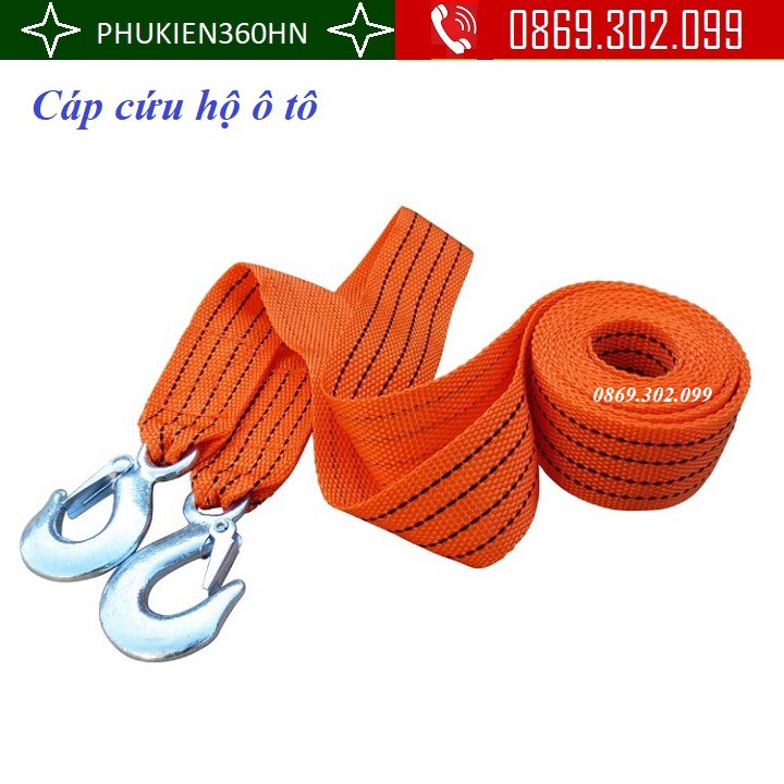 Dây cáp cứu hộ ô tô 3m