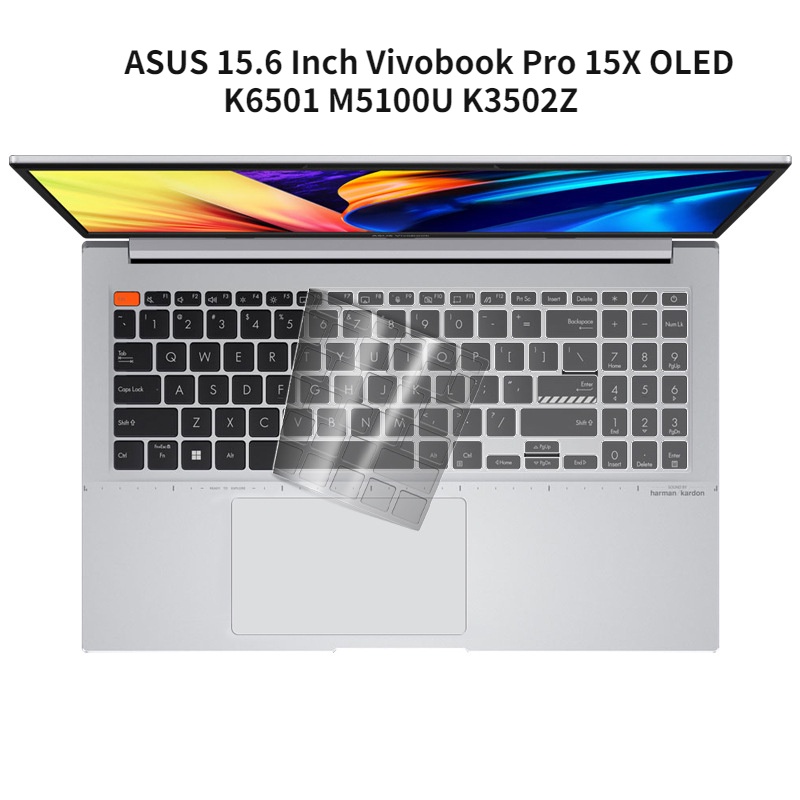 Miếng Dán Bàn Phím TPU Cho ASUS 15.6 Inch K3502Z Vivobook Pro 15X OLED K6501 M5100U
