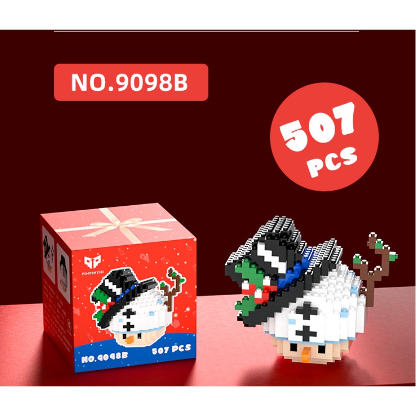 Bộ lắp ghé leogo cho bé hình ông già noel