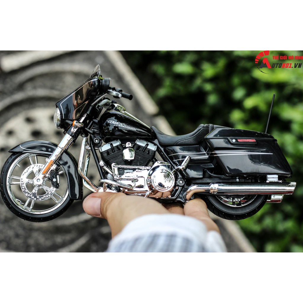 MÔ HÌNH XE HARLEY DAVIDSON 2015 STREET GLIDE SPECIAL BLACK 1:12 MAISTO 1783