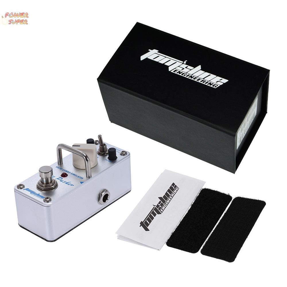 AROMA ATP-3 Tube Pusher Valve Combo Simulator Electric Guitar Effect Pedal Mini Single Effect with True Bypass