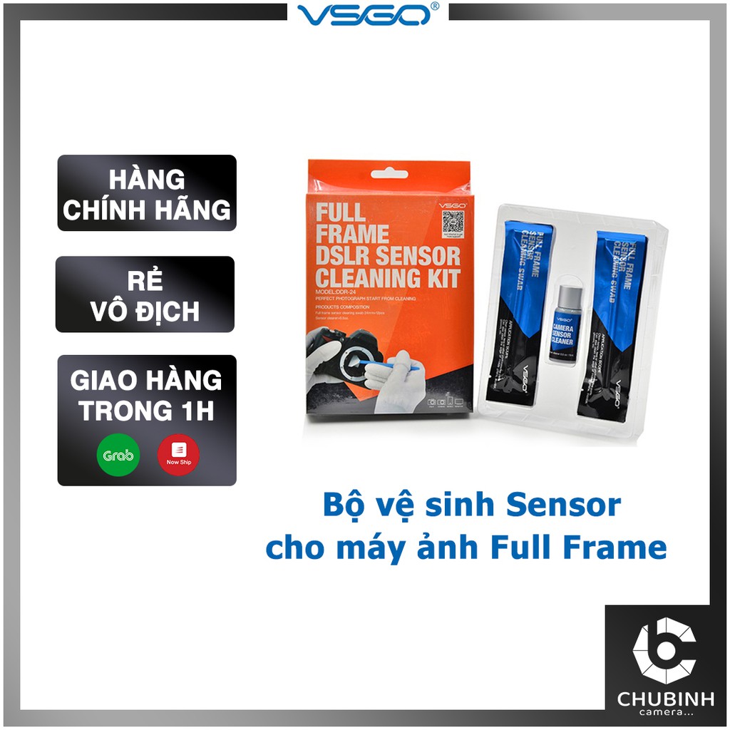 BỘ VỆ SINH SENSOR FULL-FRAME VSGO DDR-24 | CHÍNH HÃNG