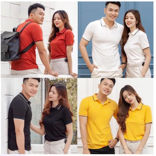 Áo Đôi Áo Cặp Nam Nữ ngắn tay Chất Vải Đẹp