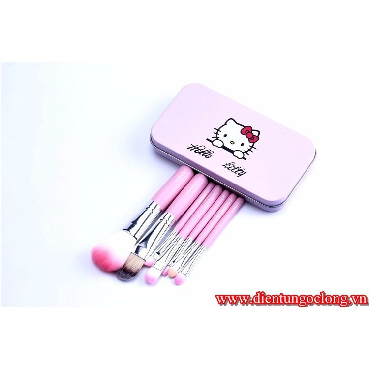 BỘ CỌ TRANG ĐIỂM KITTY 7 MÓN (LA1823)