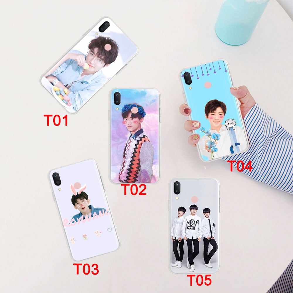 Ốp điện thoại mềm trong suốt in hình TFBOYS 273GT cho Samsung Galaxy A20 A20S A21 A21S A10 A10S A11 A30 A30S A71