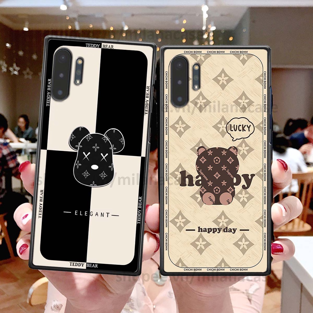 Ốp Samsung Note 10 / Note 10 Plus / Note 10+ gấu be@rBrick gấu Teddy Kaws siêu đẹp, phong cách, cá tính