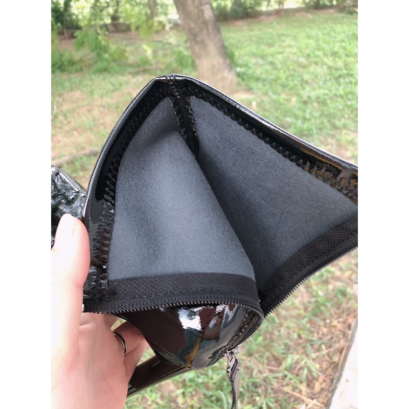 GIÀY BỐT LỬNG CHẤT DA BÓNG MỀM LÓT NỈ ẤM KHOÁ KÉO SAU GÓT DẸT (FULLBOX QC 9225) | BigBuy360 - bigbuy360.vn