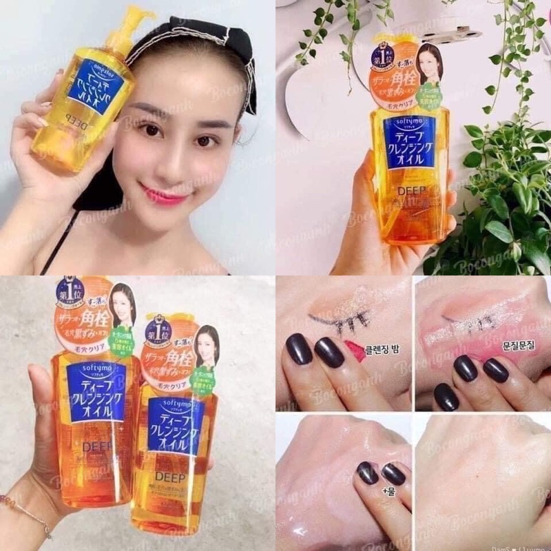 [Hàng _ Nhật] Dầu tẩy trang Kose Softymo Cleansing Nhật Bản