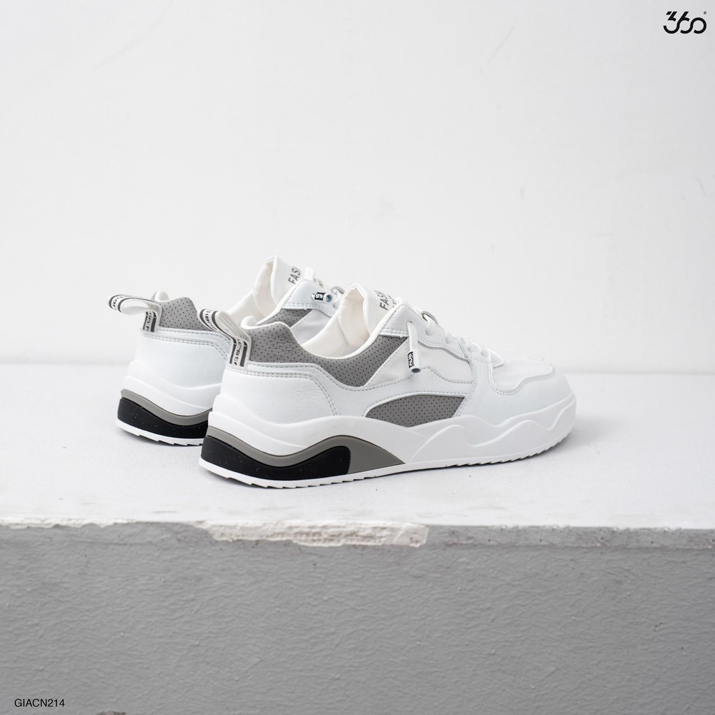 [Mã LT50 giảm 50k đơn 250k] Giày sneaker nam cổ thấp thương hiệu 360 BOUTIQUE phong cách năng động - GIACN214