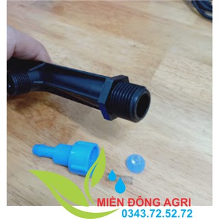 Bộ venturi hút phân phi 21mm [XANH-ĐEN]
