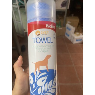 Khăn tắm towel bioline – dùng cho thú cưng – chó – mèo - thương hiệu nổi tiếng hàng đầu của đức