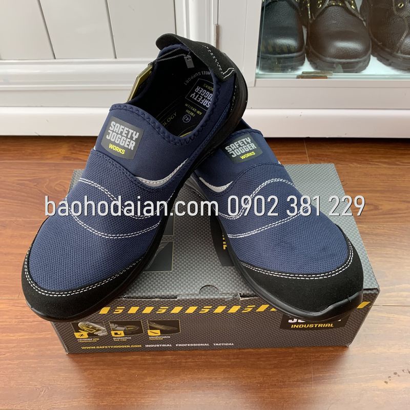 Giày bảo hộ lao động xỏ không dây Jogger Yukon