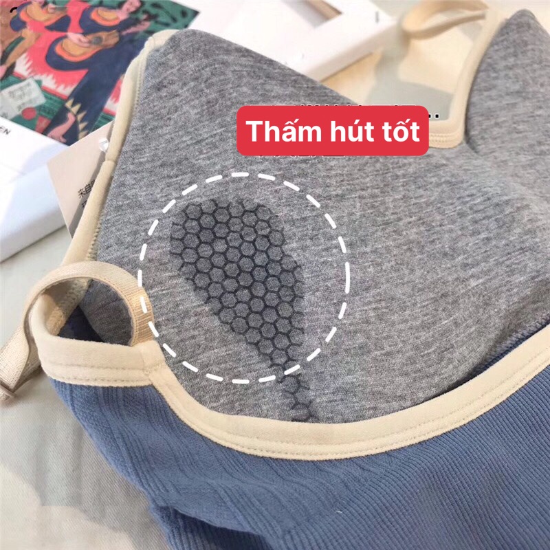 Áo Tập Gym Thể Thao Không Gọng Nâng Ngực Áo Lót Nữ SOC