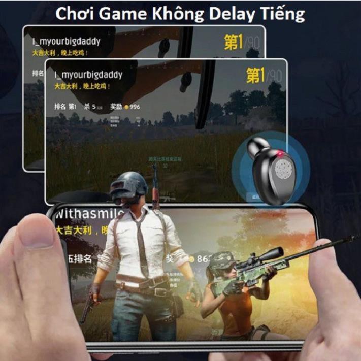 Tai nghe Bluetooth F9 Cảm Ứng, Công Nghệ Lọc Tiếng Ồn CVC Âm Thanh Vòm 8D Chuyên Game