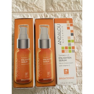 Serum sáng da Andalou Naturals Tumeric Vitamin C Enlighten Serum (32ml) dùng được cho bà bầu