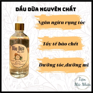 Dầu dừa không ép lạnh 100ml - dưỡng mi, dưỡng tóc, dưỡng môi