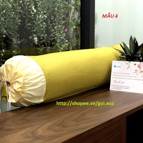 Vỏ gối ôm Eco chất liệu Satin nhiều màu kích thước 35x100cm