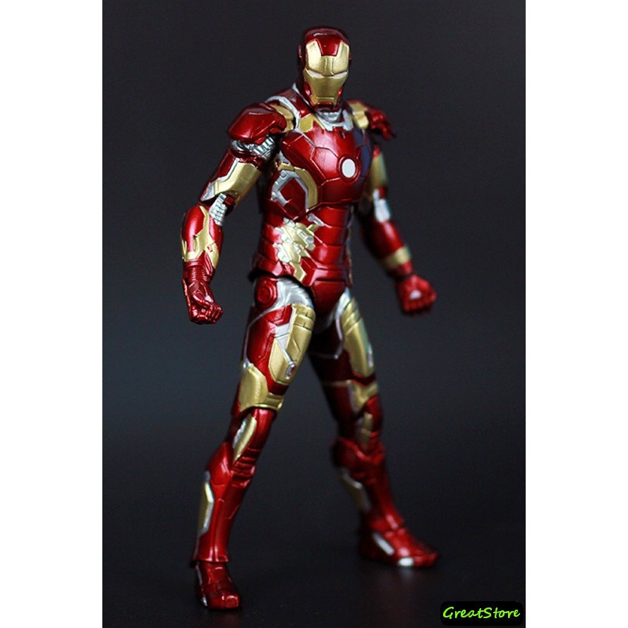 ( HÀNG CÓ SẴN ) MÔ HÌNH NHÂN VẬT IRON MAN MK42 MK43 AVENGER 3 CỬ ĐỘNG ĐƯỢC