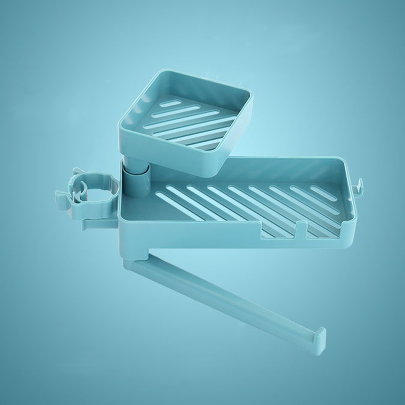 Giá Đỡ Bọt Biển Rửa Chén Màu Xanh Dương / Xám Nhạt Tiện Dụng Cho