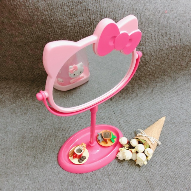 Gương đứng để bàn Hello Kitty