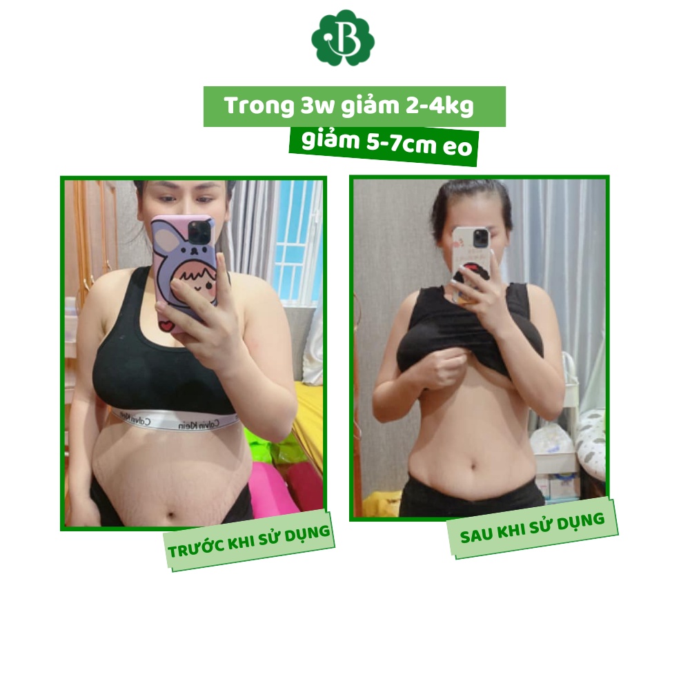 Giảm cân cấp tốc an toàn rau má, combo giảm 10 kg, hỗ trợ giảm cân, đẹp da, bổ sung chất xơ, giảm béo, mỡ máu- Brama