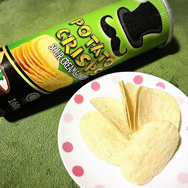 Khoai tây chiên vị kem hành Potato Crisps - Hàng nội địa Nhật Bản