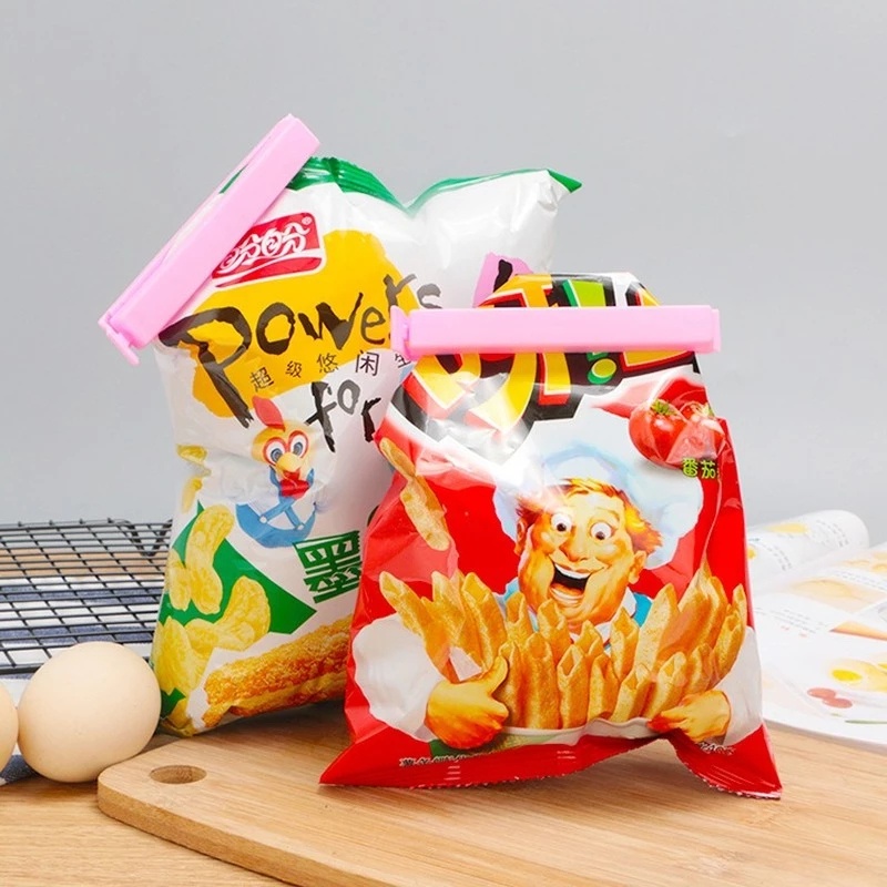 Kẹp bịt kín miệng túi đựng thực phẩm bằng nhựa bảo quản tiện dụng