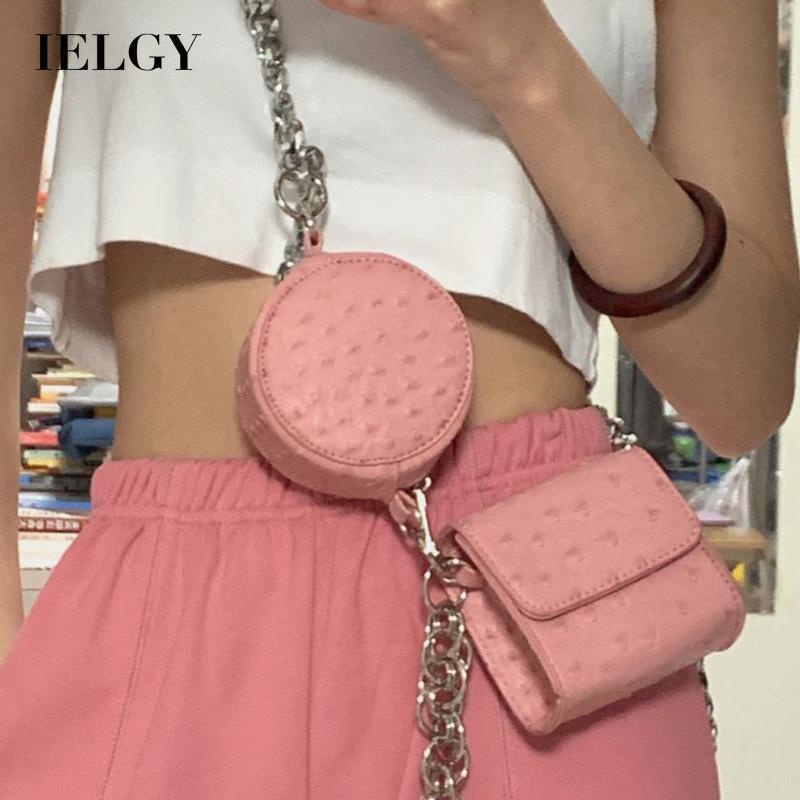 Túi Đeo Chéo Mini 2 Trong 1 Phong Cách Hàn Quốc Thời Trang Cho Nữ