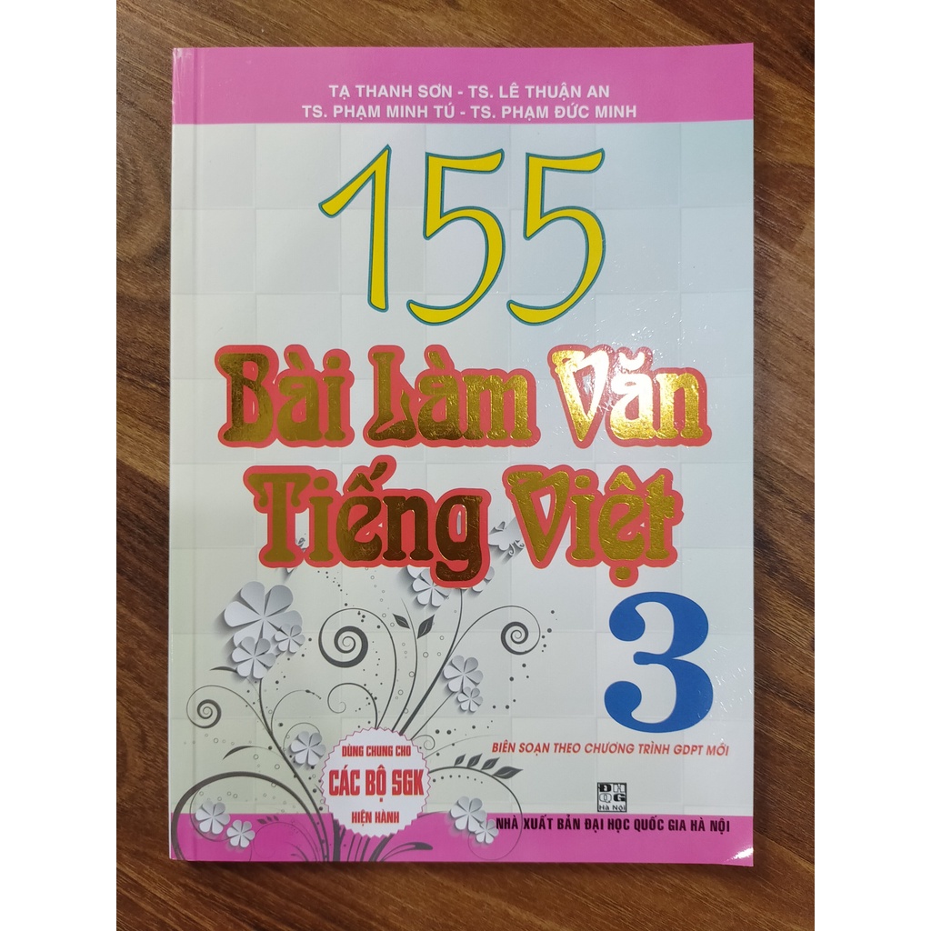 Sách - 155 bài làm văn tiếng việt lớp 3 (dùng chung cho các SGK mới hiện hành)