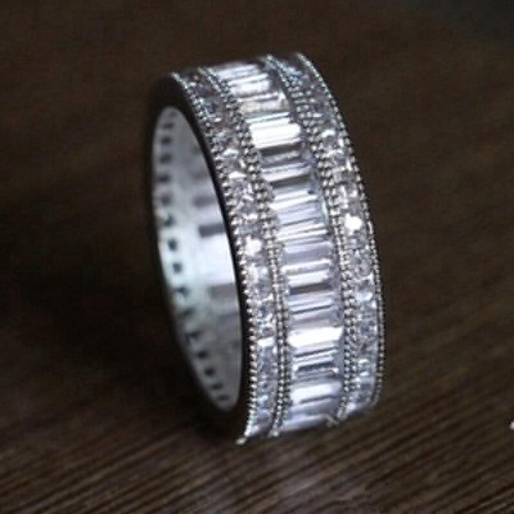 Nhẫn mạ bạc đính đá xinh xắn dành cho nữ