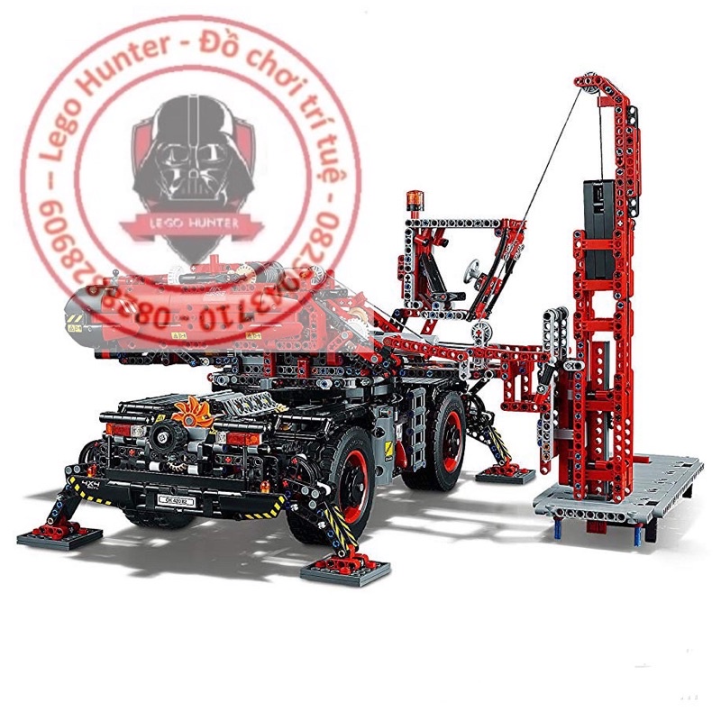 Lepin 20085 King 40006 Technic mô hình lắp ráp Cần cẩu đa năng