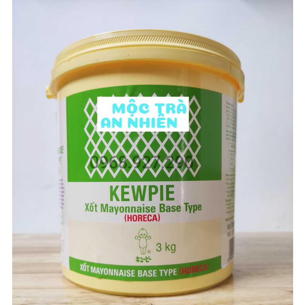 Xốt Mayonnaise hiệu Ajinomoto hộp 3kg Ajimayo Sốt Trộn Salad Ăn Bánh Mì