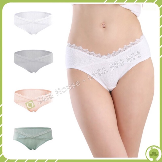Quần lót cạp chéo cho bầu cao cấp