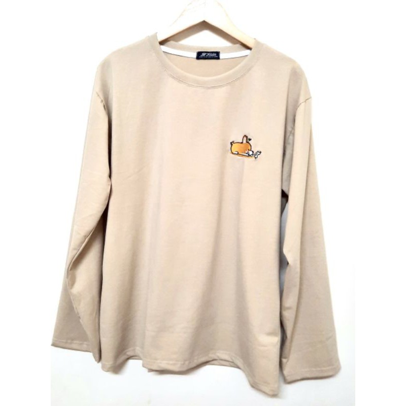 Áo thun tay dài Hình thật B'Teen Thêu cún