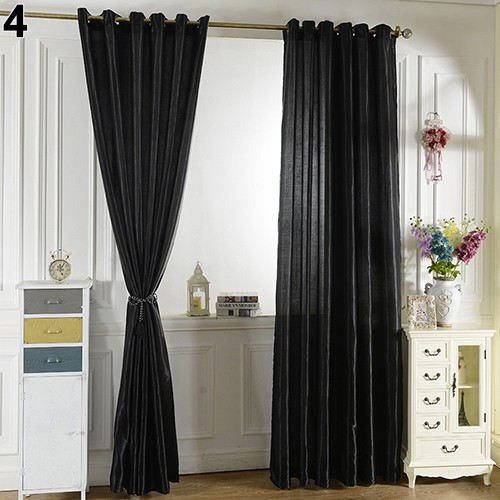 1 Tấm Rèm cửa sổ xuyên lỗ thanh ray màu sắc trang nhã