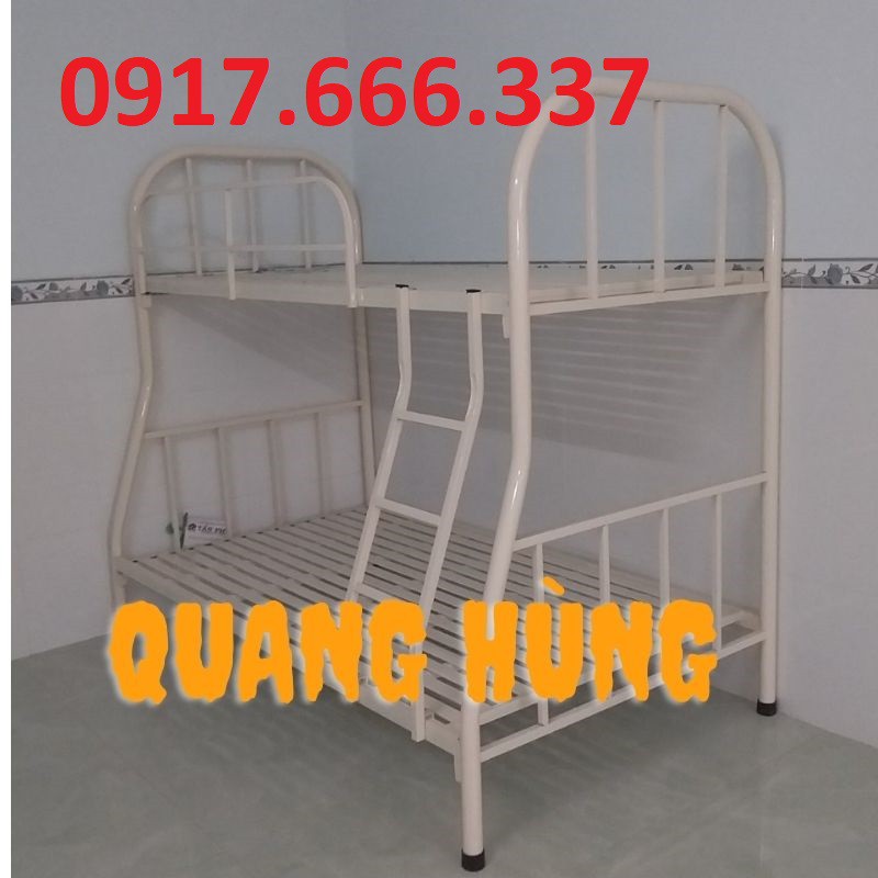 Giường tầng sắt óng tròn cao cấp dành cho gia đình giá rẻ 1m/1m2